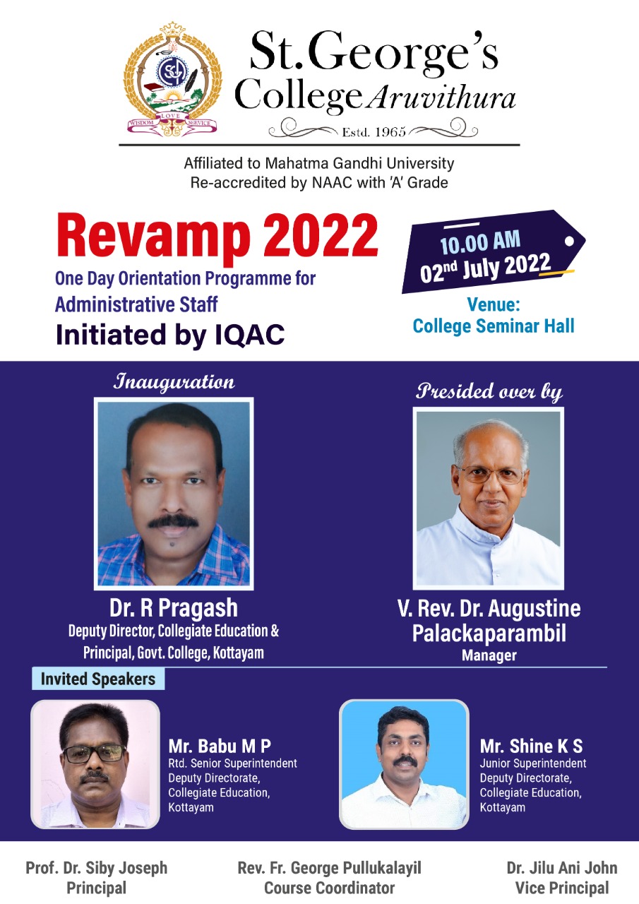 Revamp 2022 - Orientation for Administrative Staff